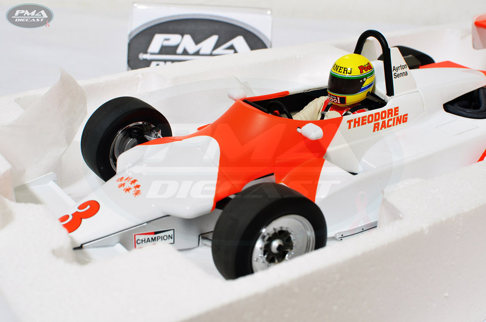 AYRTON SENNA 1983 WEST SURREY RACING RALT TOYOTA RT3 1:18